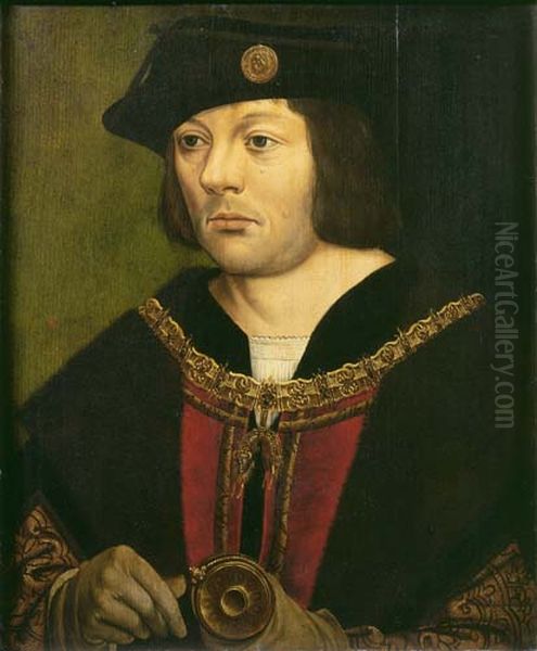 Portrait ofWilliam de Croy(1458-1521) Oil Painting by unknown