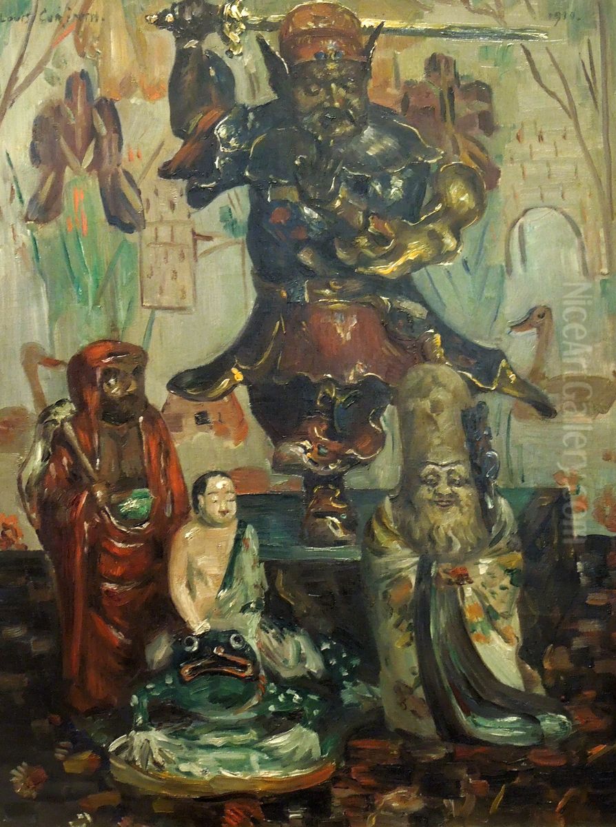 Stillleben mit Gotzen Oil Painting by Lovis (Franz Heinrich Louis) Corinth