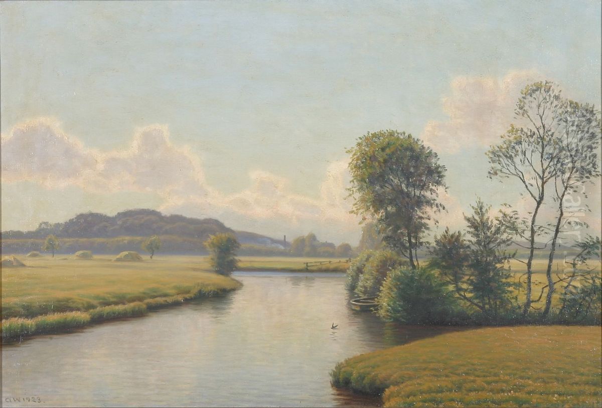 Landscape. Oil Painting by Albert Wang