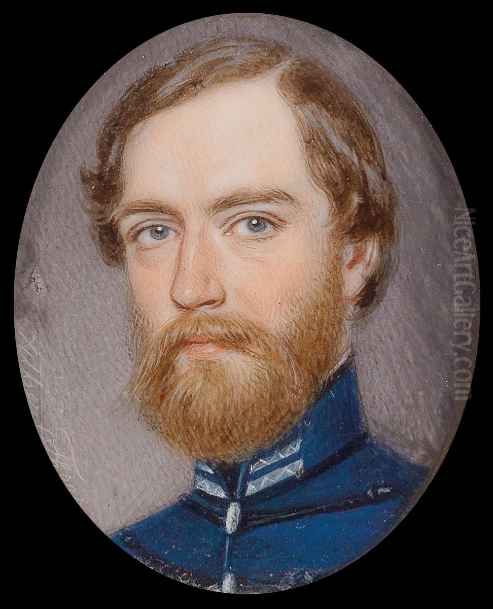 Bildnis des Grafen Josip Jellasic in Uniform. Oil Painting by Albert Theer