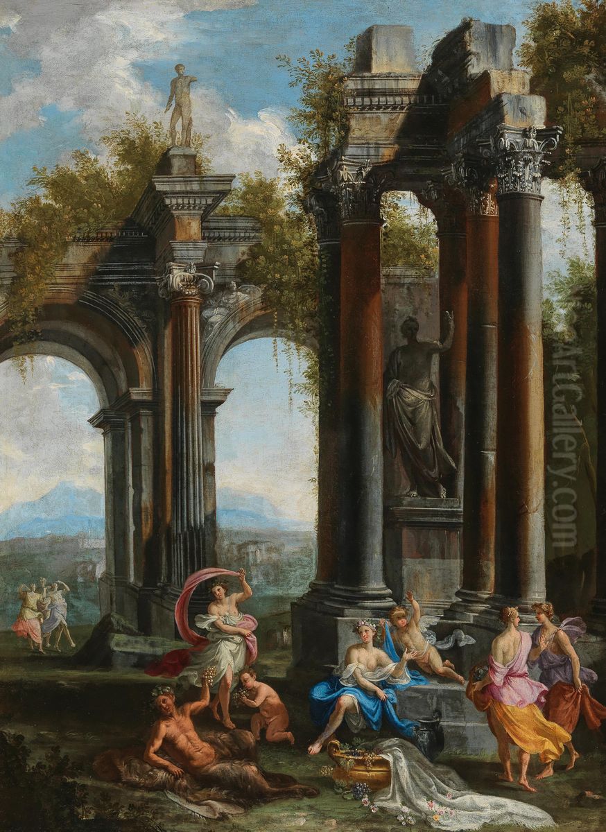 An Allegory of Autumn Oil Painting by Alberto Carlieri