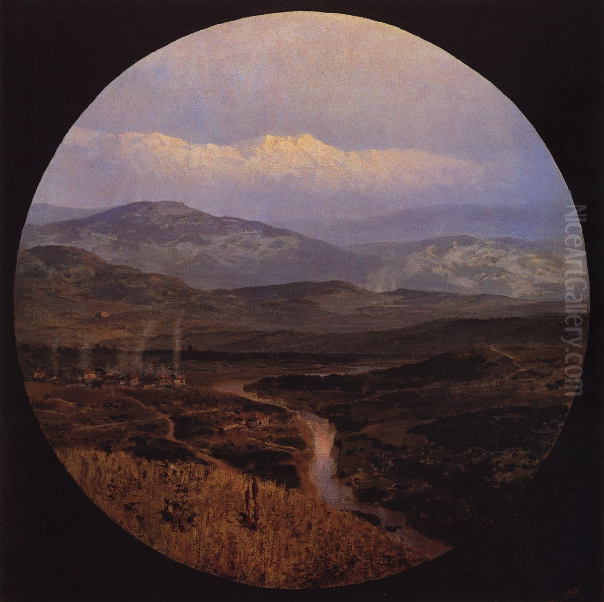 Dolina reki v Bolgarii Oil Painting by Vasily Polenov