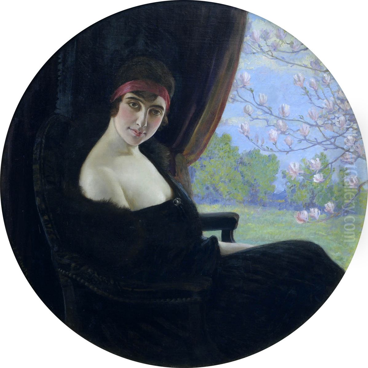 Sonia Uri Oil Painting by The Johnson Collection