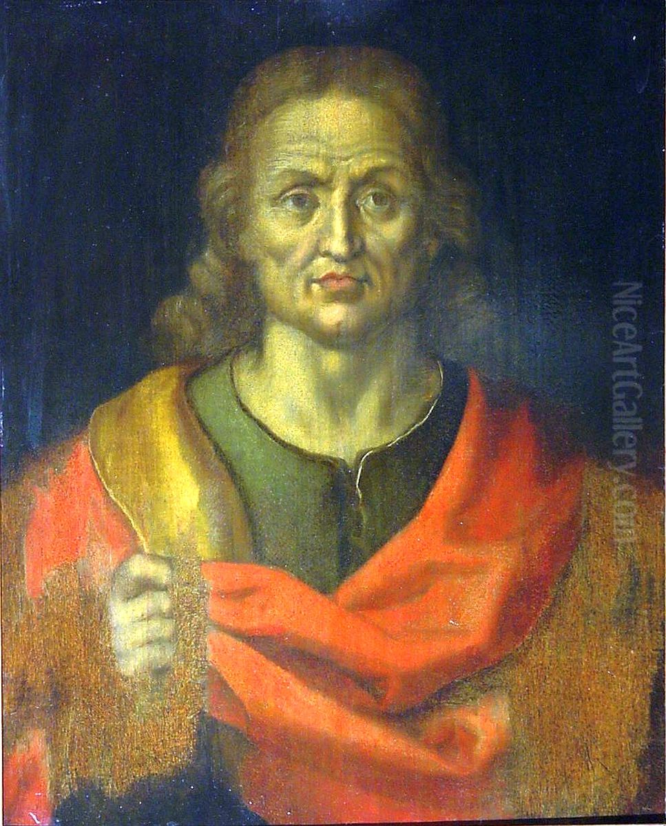 Salvator Mundi (?) Oil Painting by Albrecht Durer