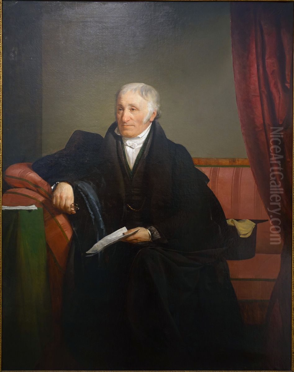 Baron Bernhard von Eskeles Oil Painting by Friedrich von Amerling