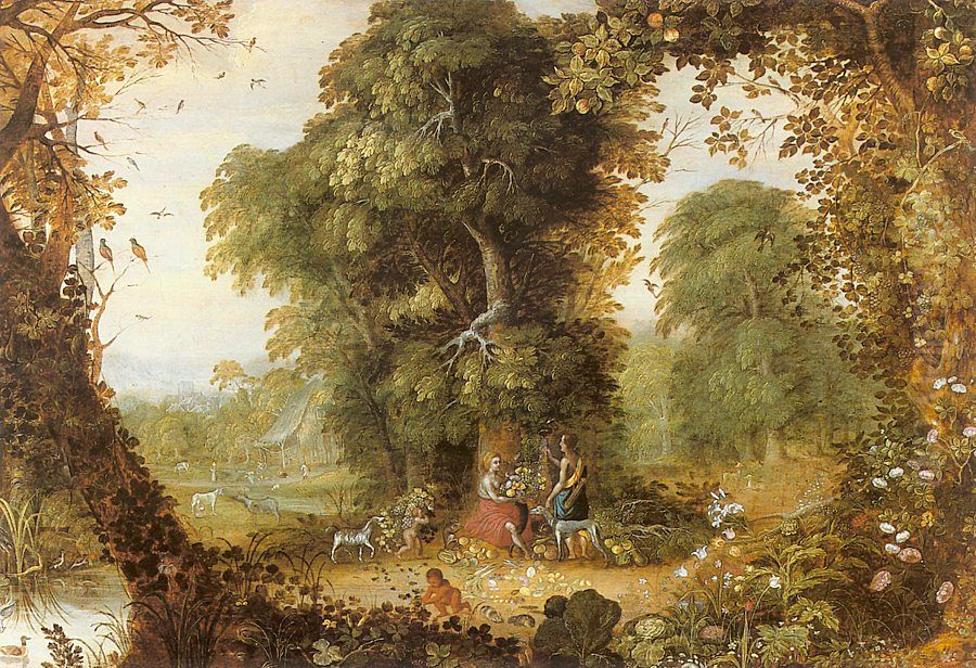 Allegory of Abundance Oil Painting by Alexander Keirincx
