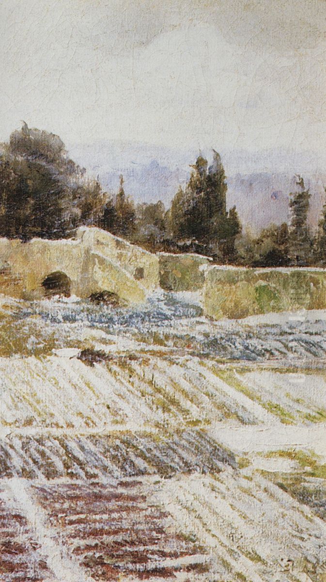 Zima v Rime Oil Painting by Vasily Polenov