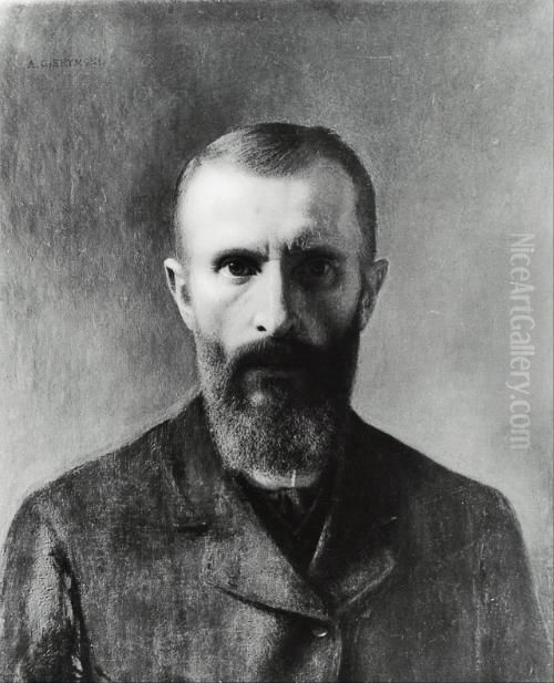 Autoportret Oil Painting by Aleksander Gierymski