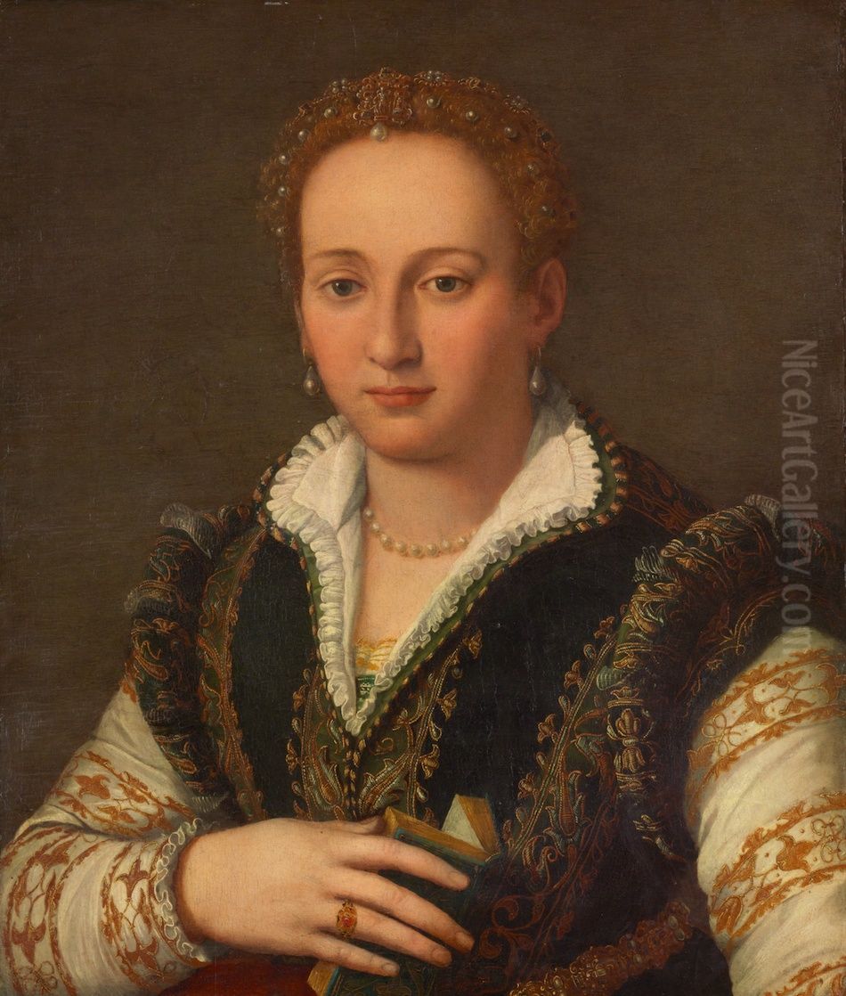 Portrait ofBianca Cappello Oil Painting by Alessandro Allori