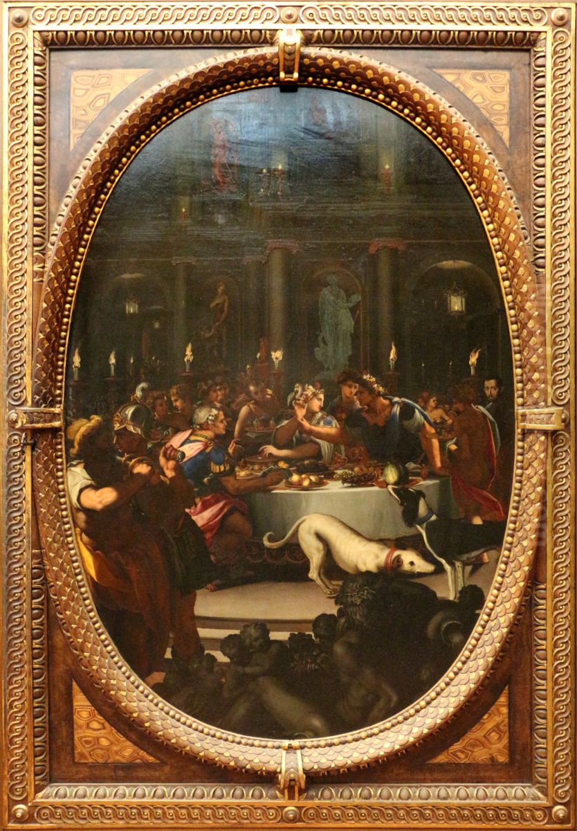 Banquet of Cleopatra Oil Painting by Alessandro Allori