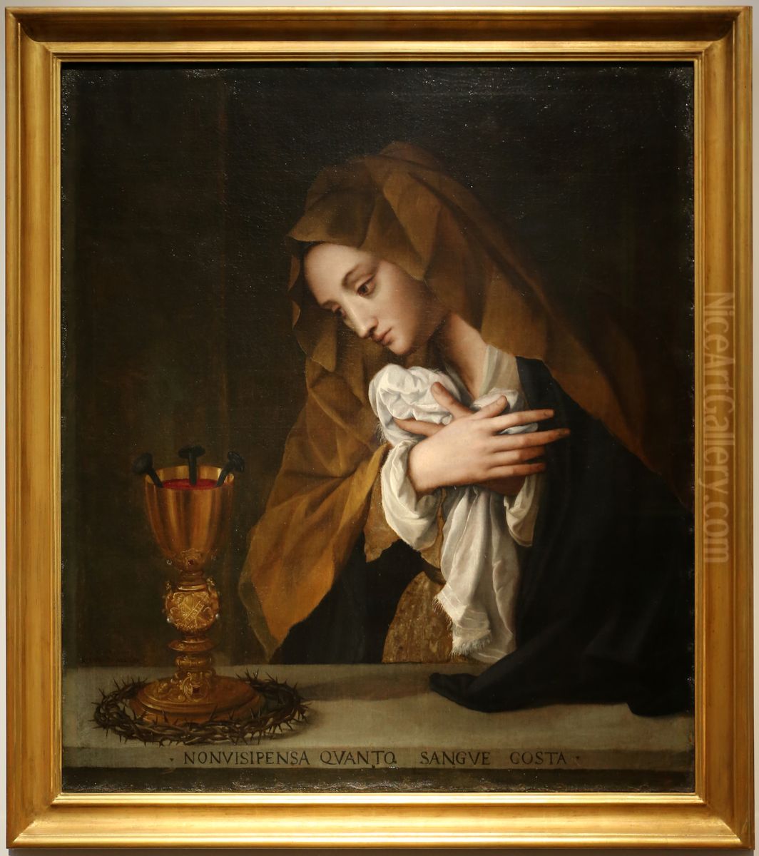 maddalena dorante i simboli della passione di cristo Oil Painting by Alessandro Allori