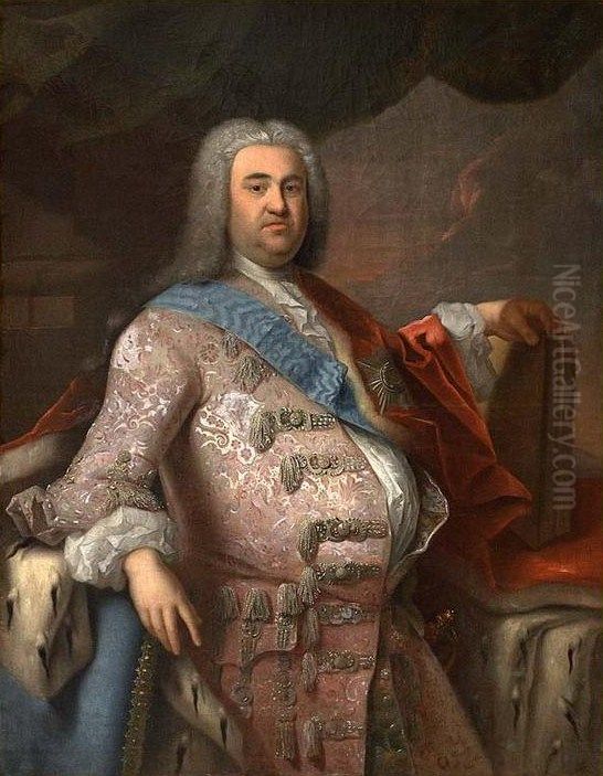 Aleksey Mikhailovich Cherkasskiy Oil Painting by Ivan Argunov