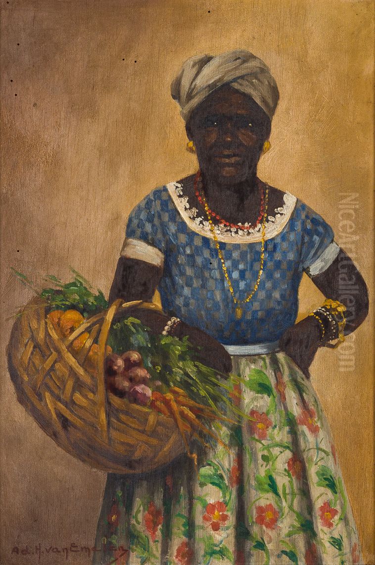 Untitled (04) Oil Painting by Adrien Henri Vital van Emelen