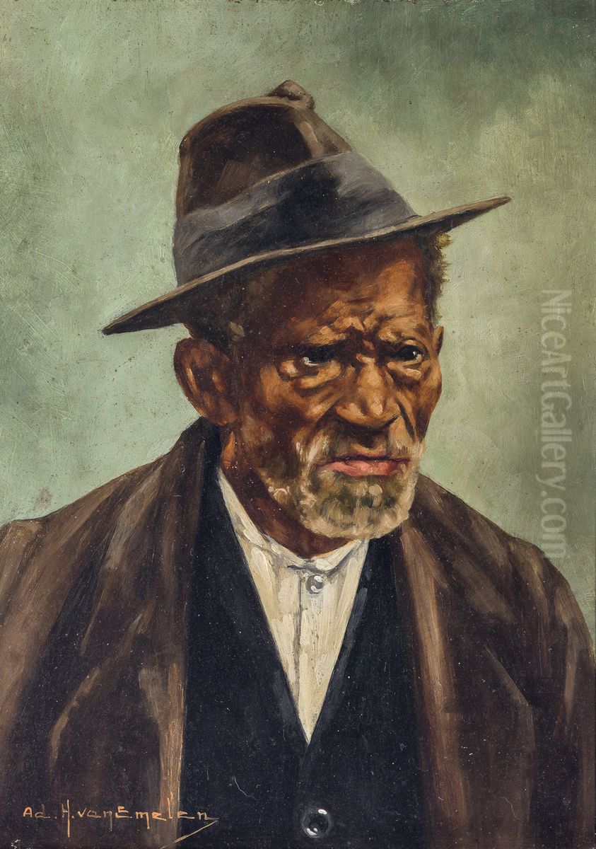 Untitled (02) Oil Painting by Adrien Henri Vital van Emelen