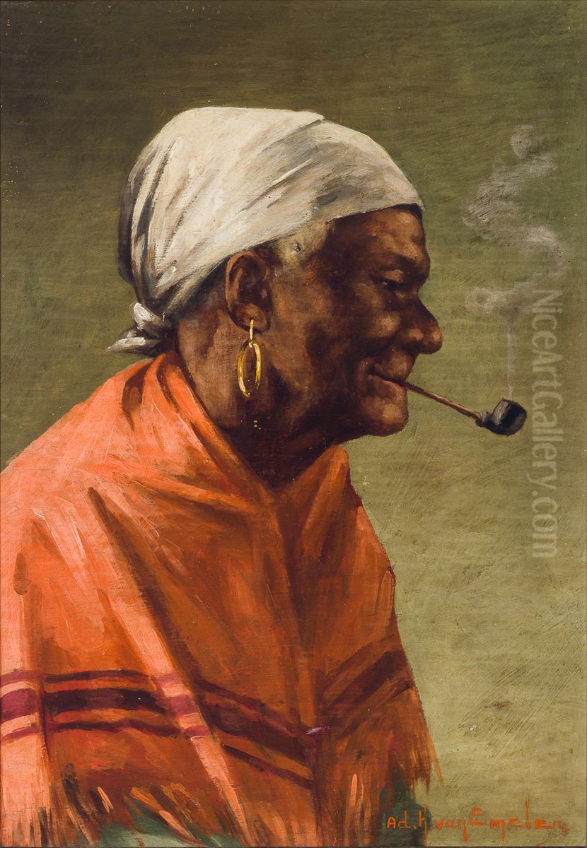 Untitled (01) Oil Painting by Adrien Henri Vital van Emelen