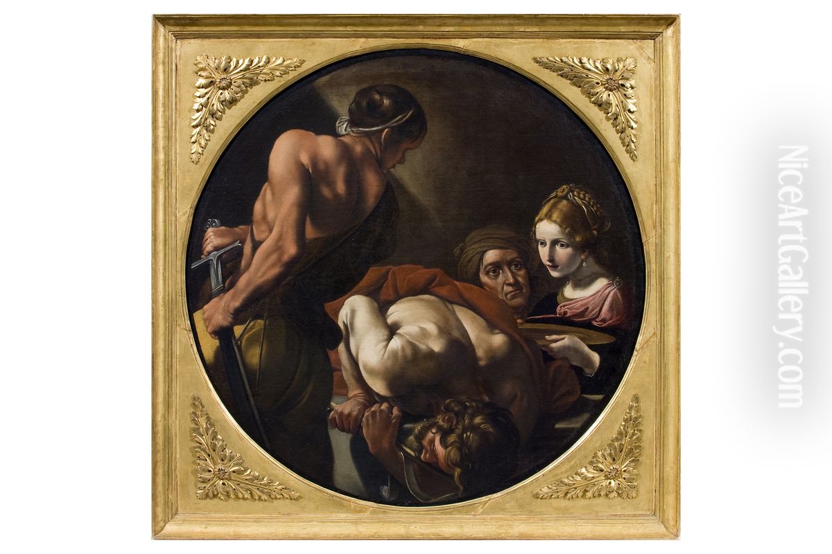 The Beheading of the Baptist Oil Painting by Alessandro Tiarini