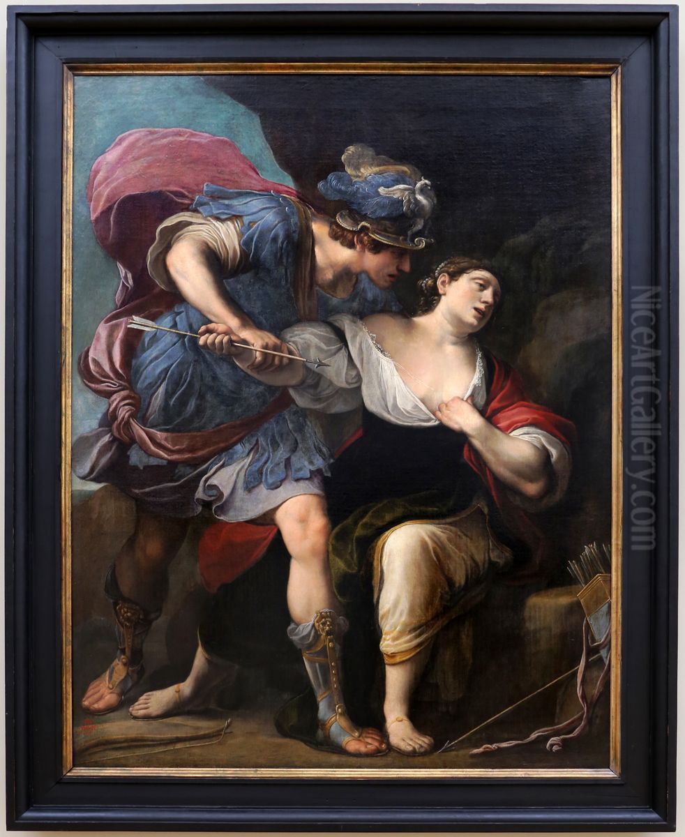 Rinaldo and Armida Oil Painting by Alessandro Tiarini