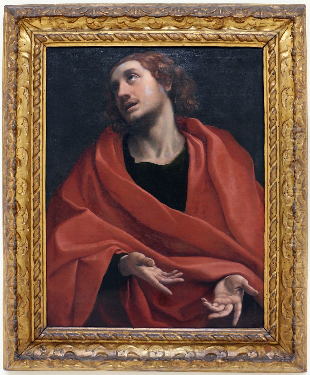 san Giovanni evangelista Oil Painting by Alessandro Tiarini