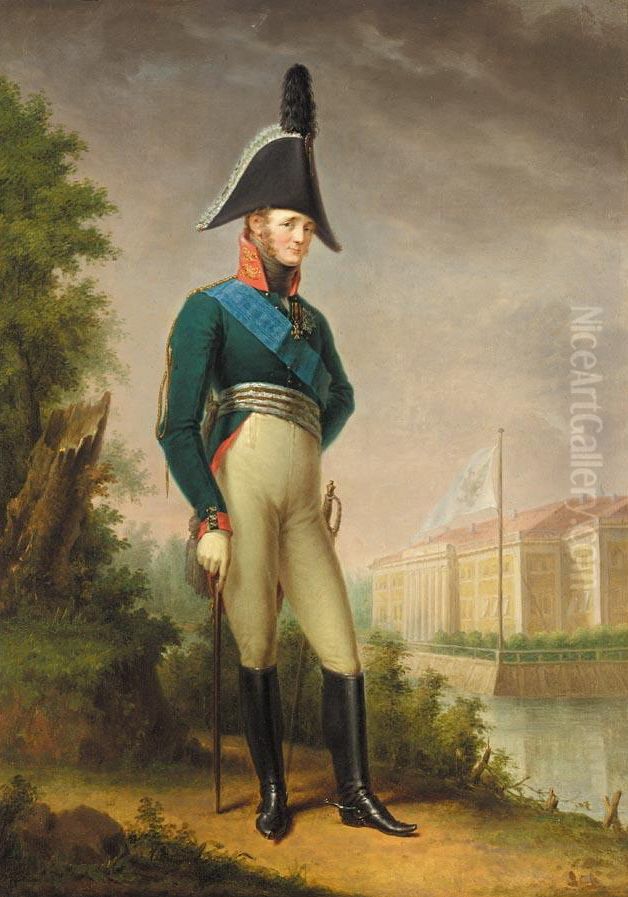 Alexander I Oil Painting by Stepan Shchukin