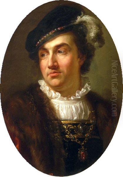 Portrait of Alexander I Jagiellon. Oil Painting by Marcello Bacciarelli