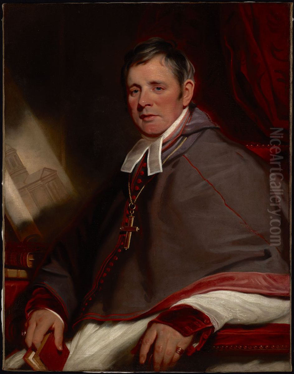 The Most Reverend Alexander MacDonell Oil Painting by Martin Archer Shee