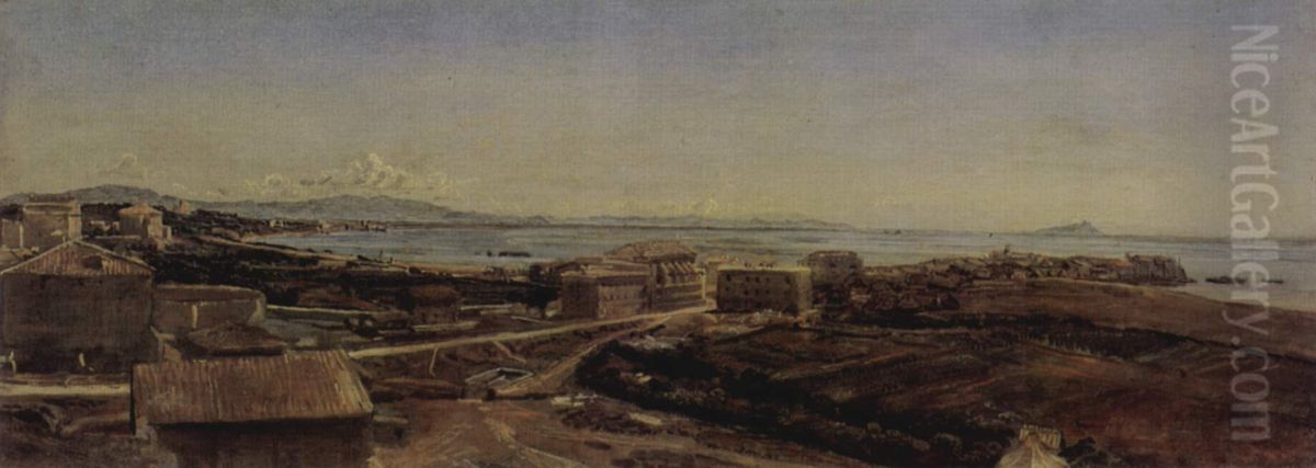 Torre del Greco near Pompeii and Naples Oil Painting by Alexander Ivanov