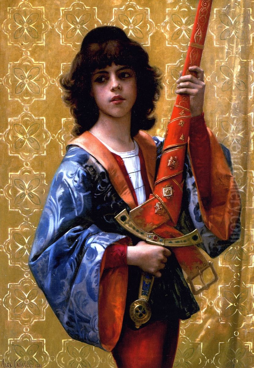 The Sword-Bearing Page Oil Painting by Alexandre Cabanel