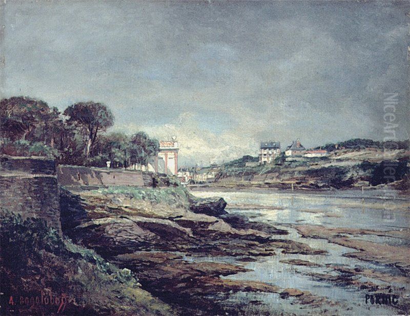Morning in Pornic Oil Painting by Alexey Bogolyubov