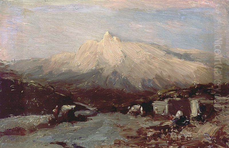 Mount Ai-Petri, Crimea Oil Painting by Alexey Bogolyubov