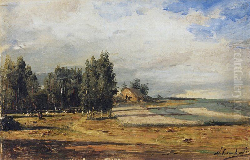 The Artist's Estate Oil Painting by Alexey Bogolyubov