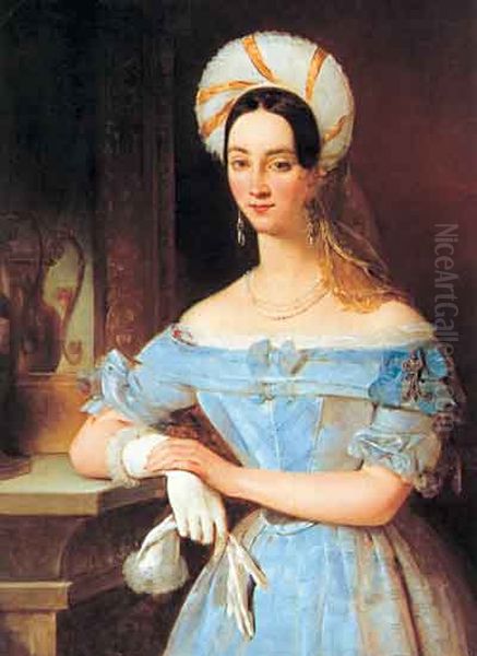 Alexandra Stjernvall Oil Painting by Unidentified painter