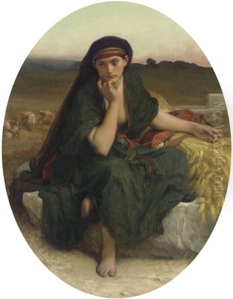 Repos de Ruth ou Ruth en repos ou Ruth revenant des champs Oil Painting by Alexandre Cabanel