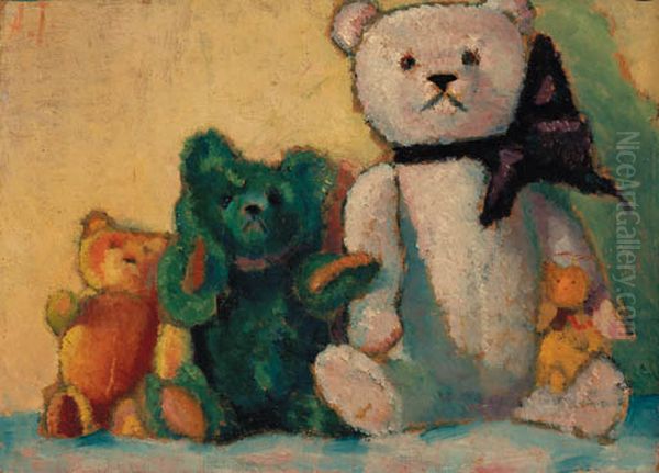 Die Barenfamilie Oil Painting by Alexei Jawlensky