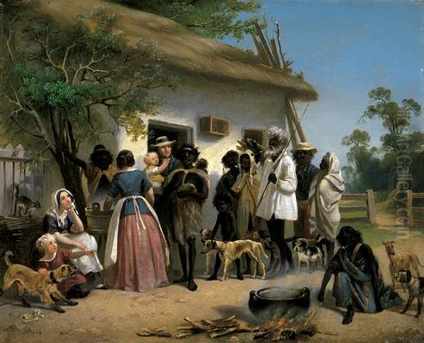 A scene in South Australia Oil Painting by unknown
