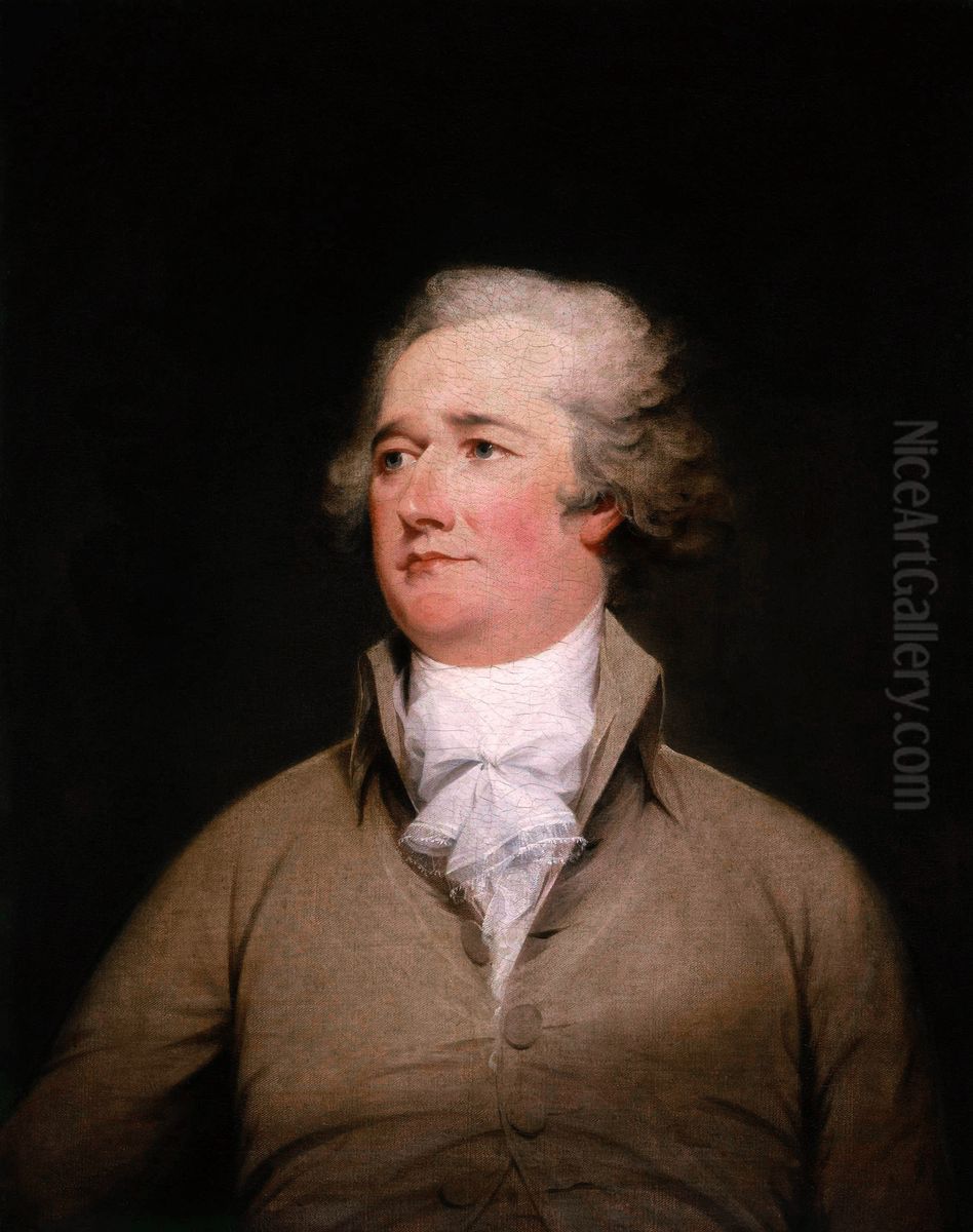 Portrait ofAlexander Hamilton Oil Painting by John Trumbull