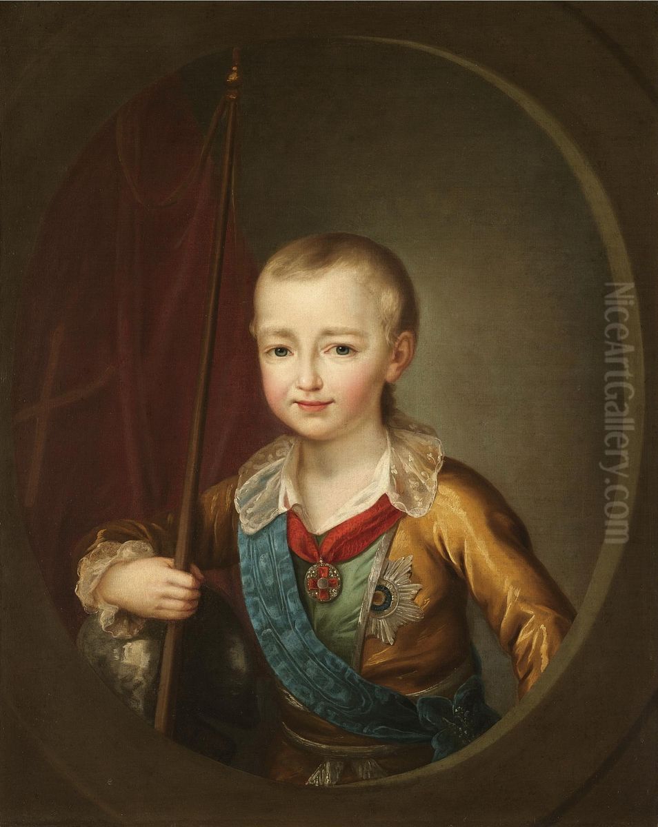 Alexander I as child Oil Painting by unknown