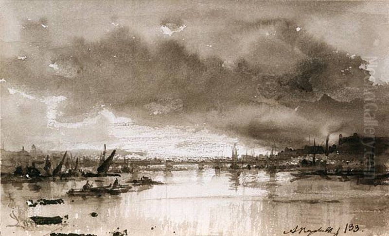 Astrakhan Oil Painting by Alexey Bogolyubov