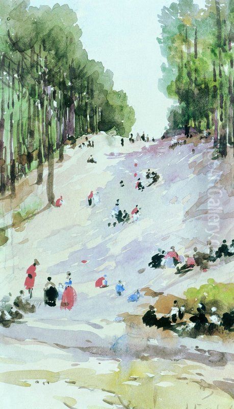 Arcaishon Oil Painting by Alexey Bogolyubov