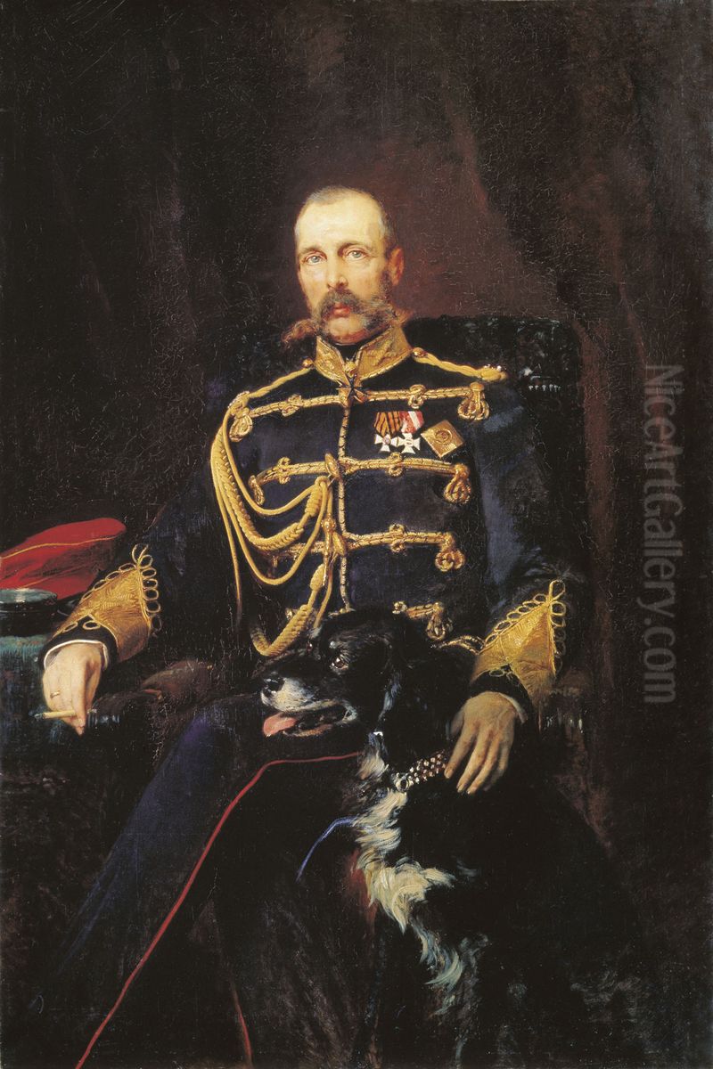 Alexander II of Russia Oil Painting by Konstantin Makovsky
