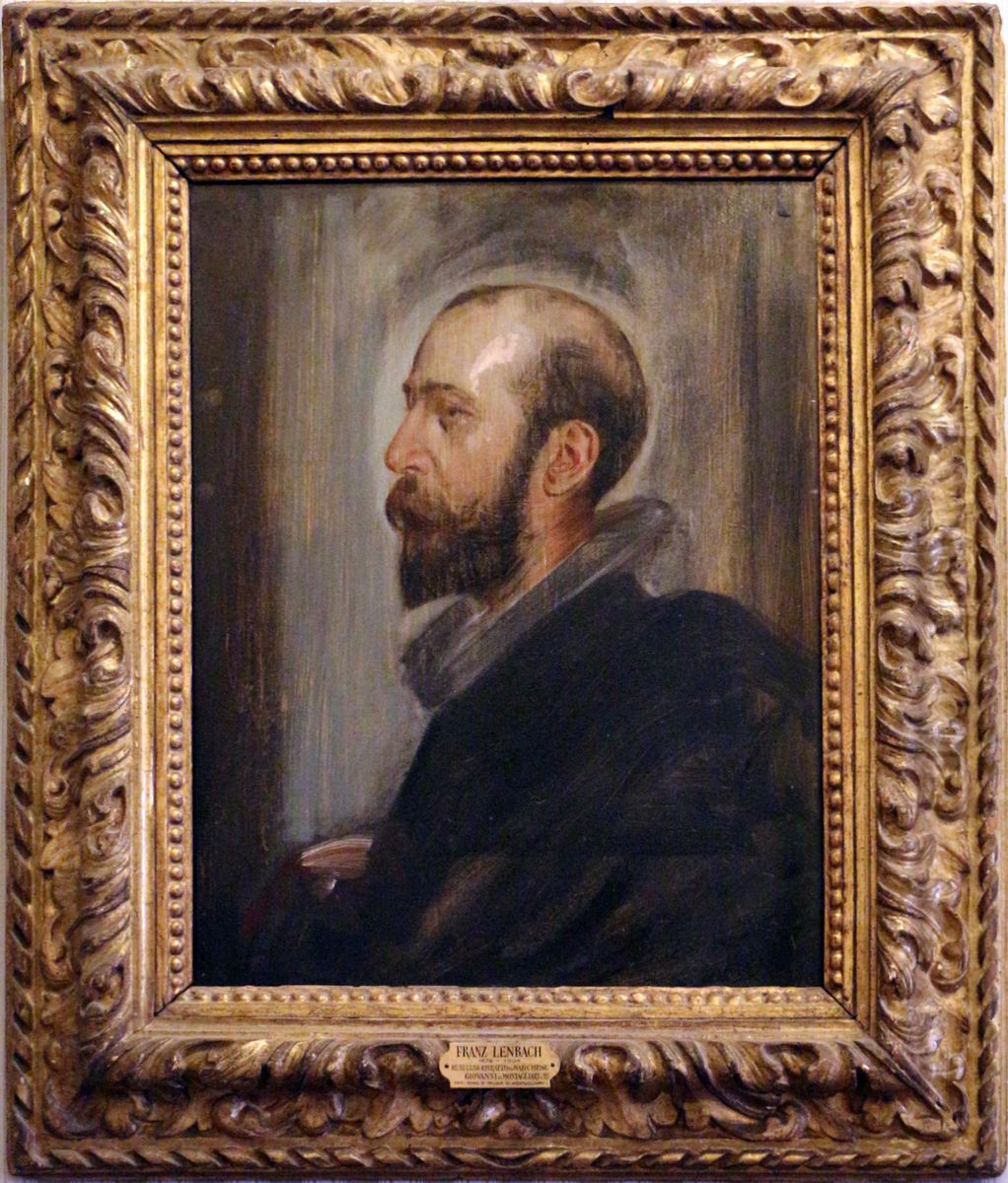 Portrait of Giovanni di Montagliari Oil Painting by Lenbach Franz Von