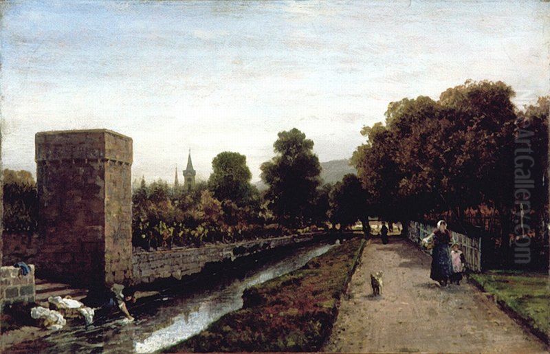 Durkheim (3) Oil Painting by Alexey Bogolyubov