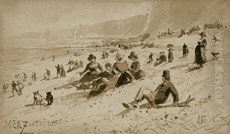 Merz-Treport Oil Painting by Alexey Bogolyubov