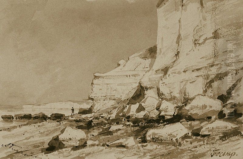 Fecamp (2) Oil Painting by Alexey Bogolyubov