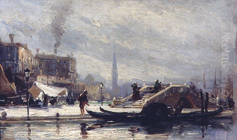 Venice. Midday Oil Painting by Alexey Bogolyubov