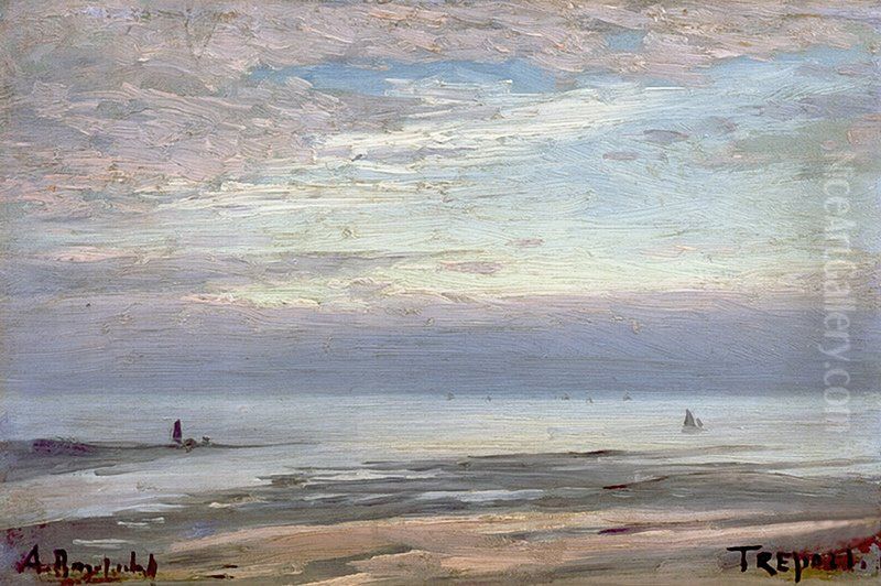 Treport. Morning Oil Painting by Alexey Bogolyubov