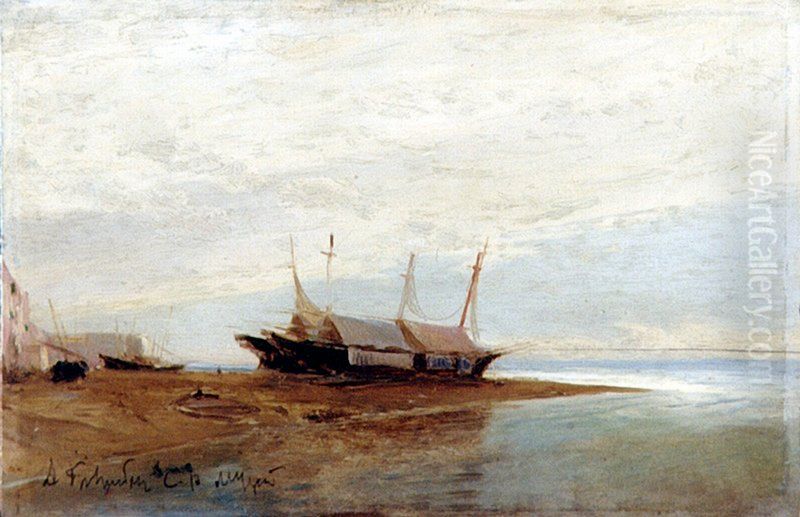 Ventimiglia (3) Oil Painting by Alexey Bogolyubov