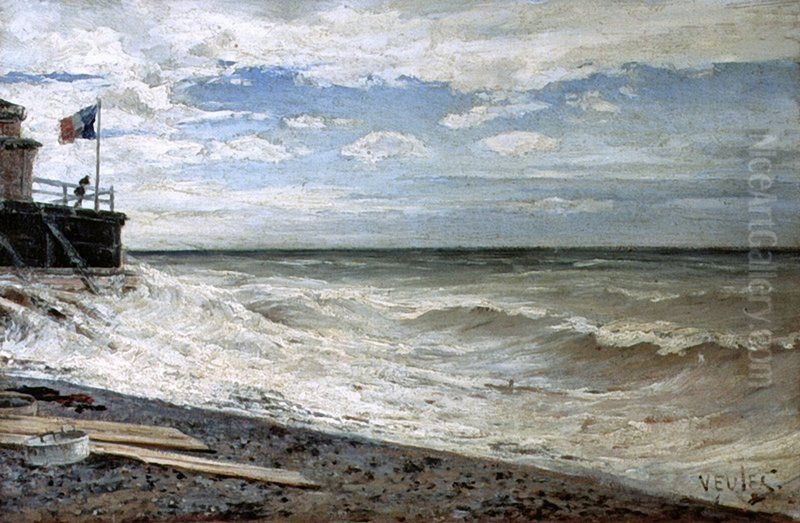 Veules (6) Oil Painting by Alexey Bogolyubov