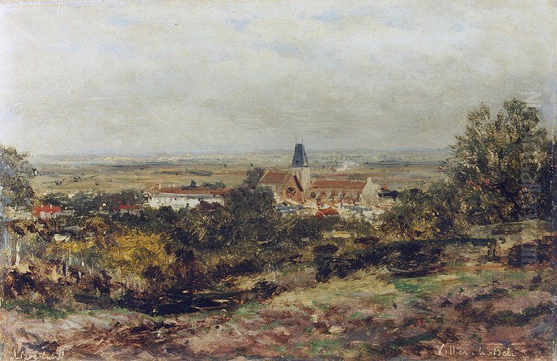 Villiers-le-Bel Oil Painting by Alexey Bogolyubov