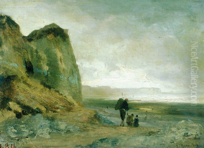 Veules, Normandy Oil Painting by Alexey Bogolyubov