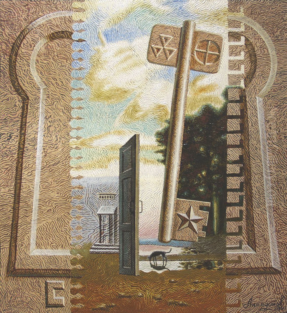 Opening Oil Painting by Alexey Akindinov